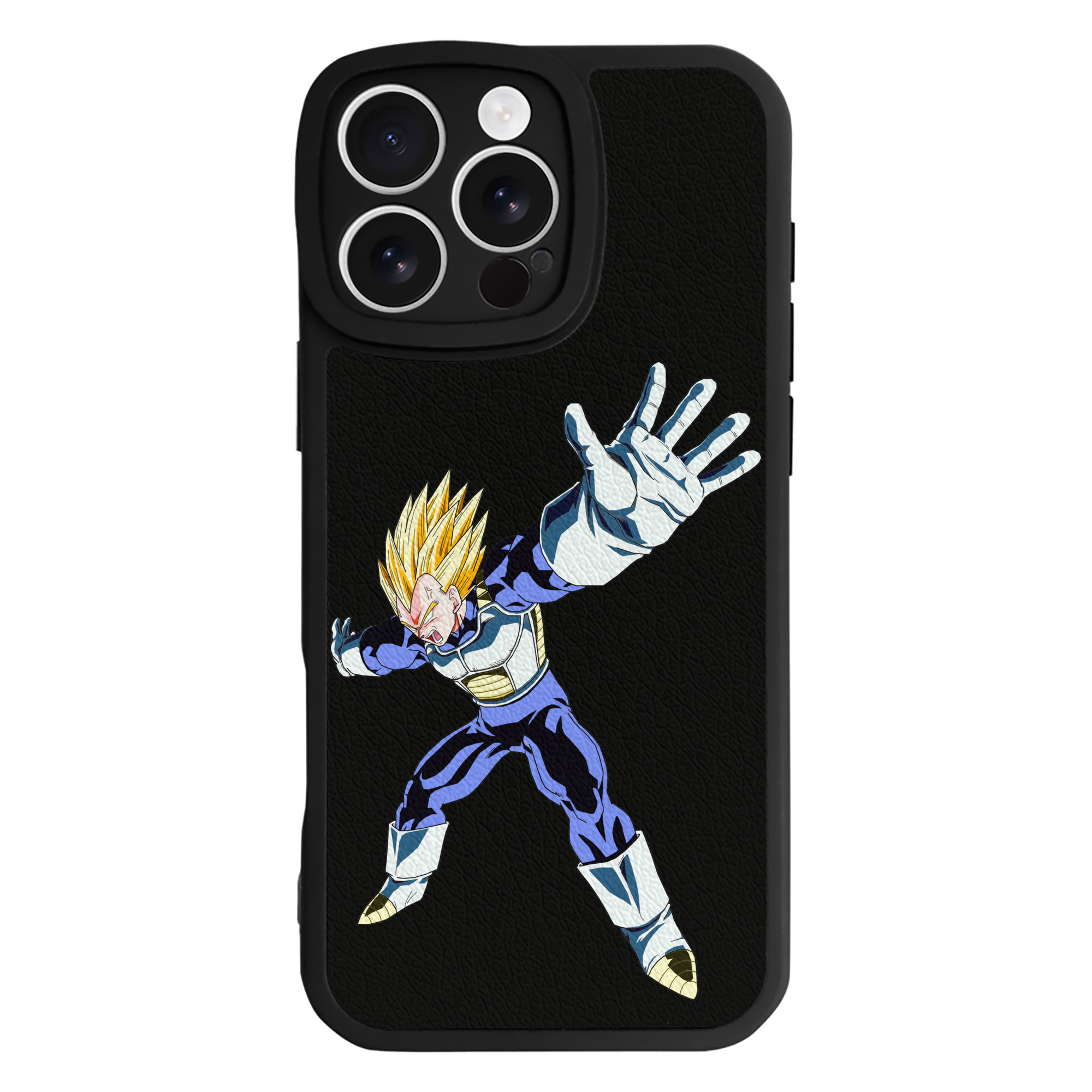 （画像用） ドラゴンボール ベジータ四世（Bejīta Yonsei）DRAGON BALL Vegeta IV 【iPhone 16シリーズ対応】シリコンスマホケース（レザー調） 材質：シリコン